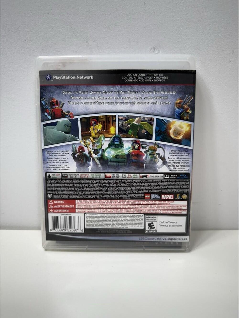 LEGO Marvel Super Heroes [ First Print Black Label ] (PS3) USED - Picture 3 of 4